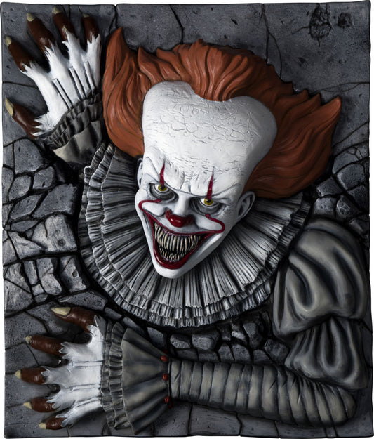 Wall Breaker Halloween IT Pennywise Plastic Licensed Statue - LM Treasures 