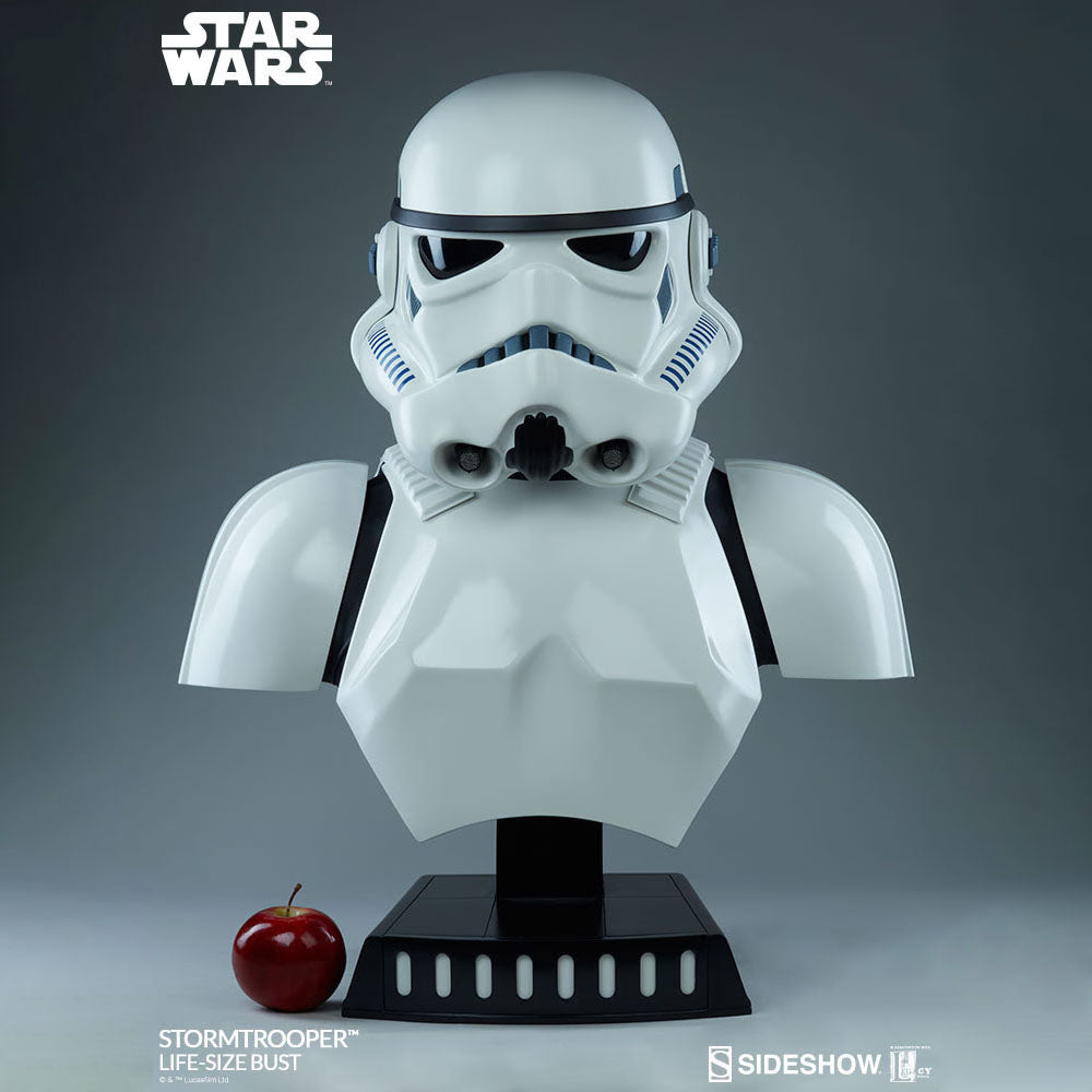 Star Wars Stormtrooper Life Size 1:1 Bust Statue Prop Replica - LM Treasures 