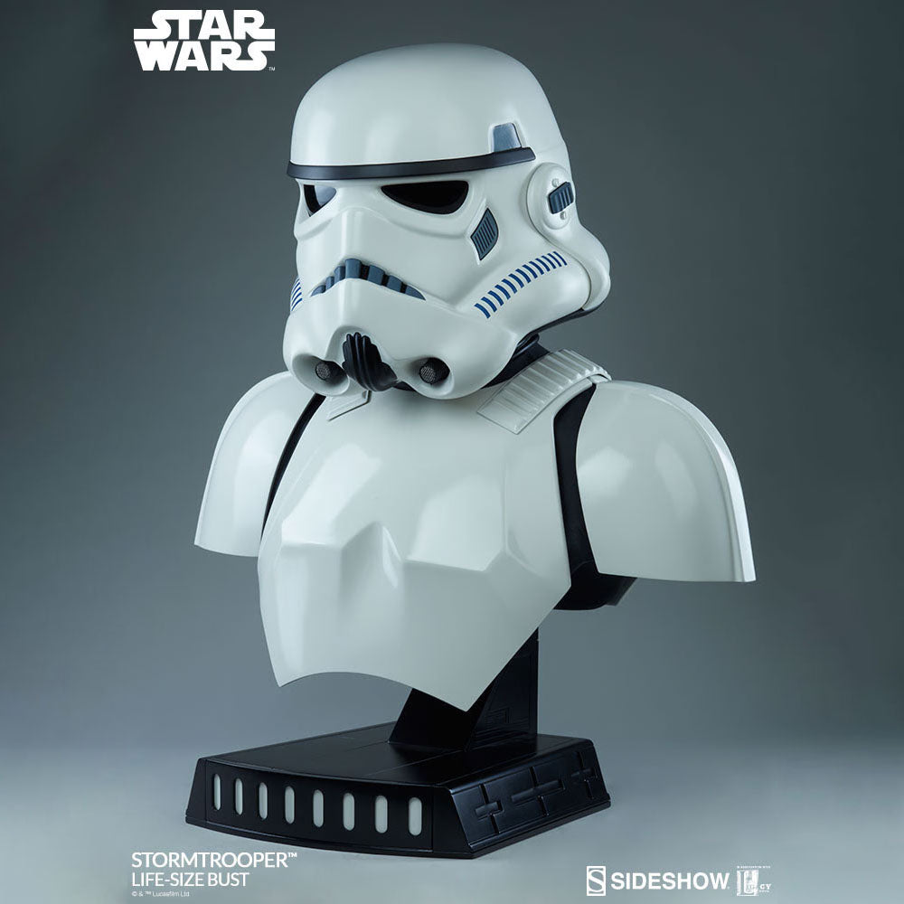 Star Wars Stormtrooper Life Size 1:1 Bust Statue Prop Replica - LM Treasures 