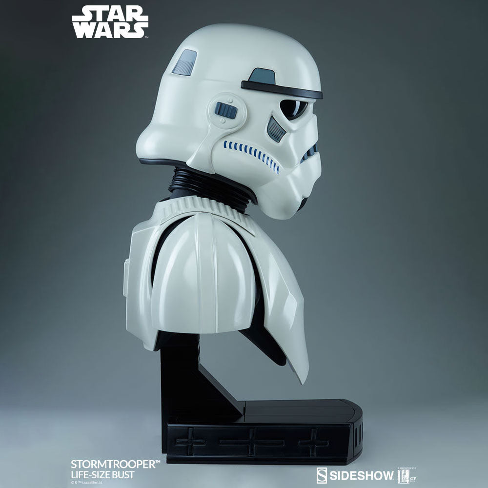 Star Wars Stormtrooper Life Size 1:1 Bust Statue Prop Replica - LM Treasures 