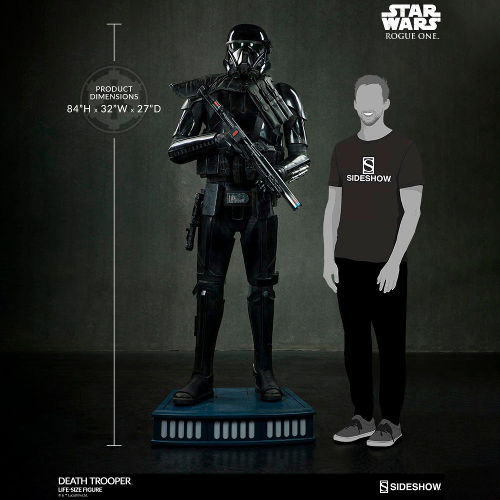 Star Wars Death Trooper Rogue One Life Size Statue SideShow - LM Treasures 