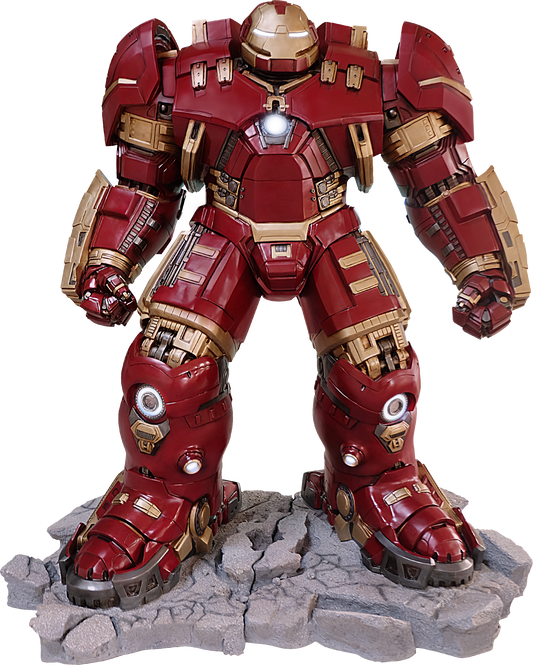 Iron Man Avengers: Age of Ultron Iron Man Mark XLIV Hulk Buster Life Size Statue - LM Treasures 