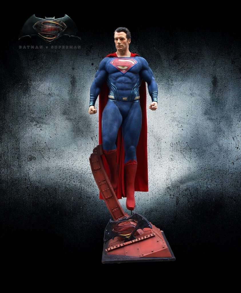 Superman Vs Batman - Dawn of Justice - Superman Life Size Statue Only - LM Treasures 