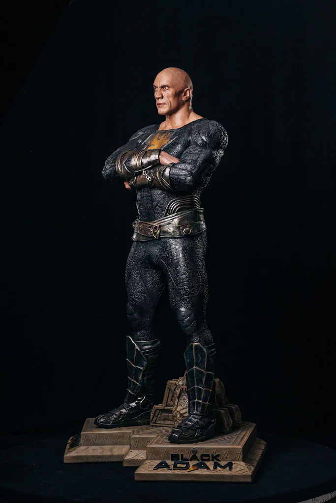 Black Adam Dwayne Johnson DC Comics Life Size Statue - LM Treasures 