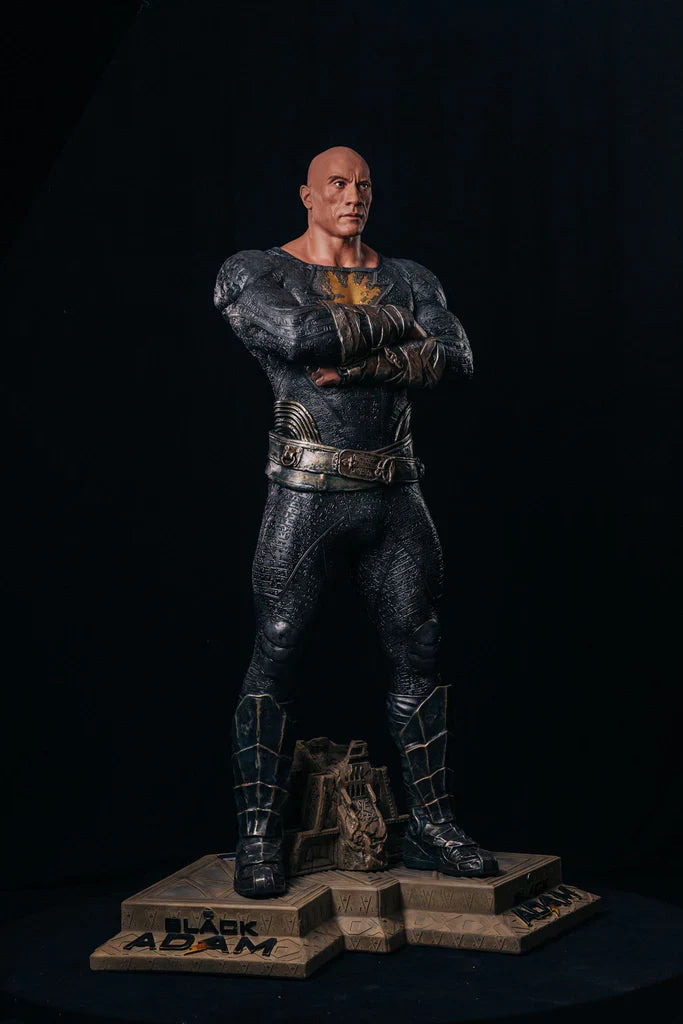 Black Adam Dwayne Johnson DC Comics Life Size Statue - LM Treasures 