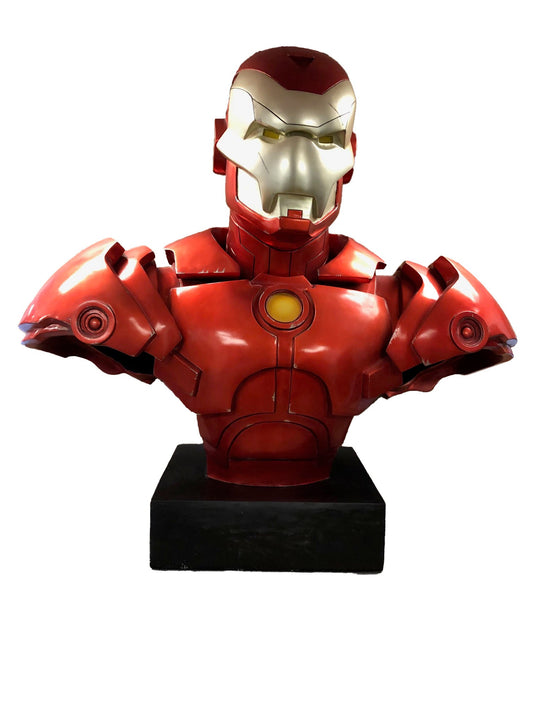 Iron Man Invincible Over Sized Bust Pre-Owned Statue - LM Treasures 