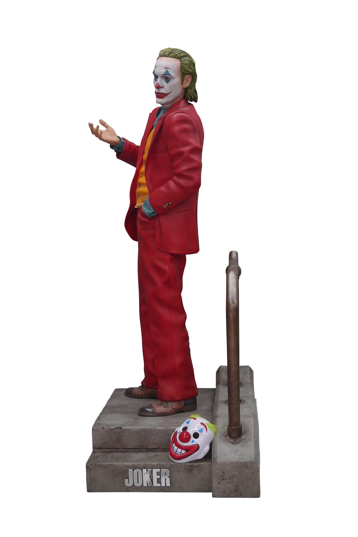 Joker 2019 (Joaquin Phoenix) On Stair Base Life Size Statue - LM Treasures 