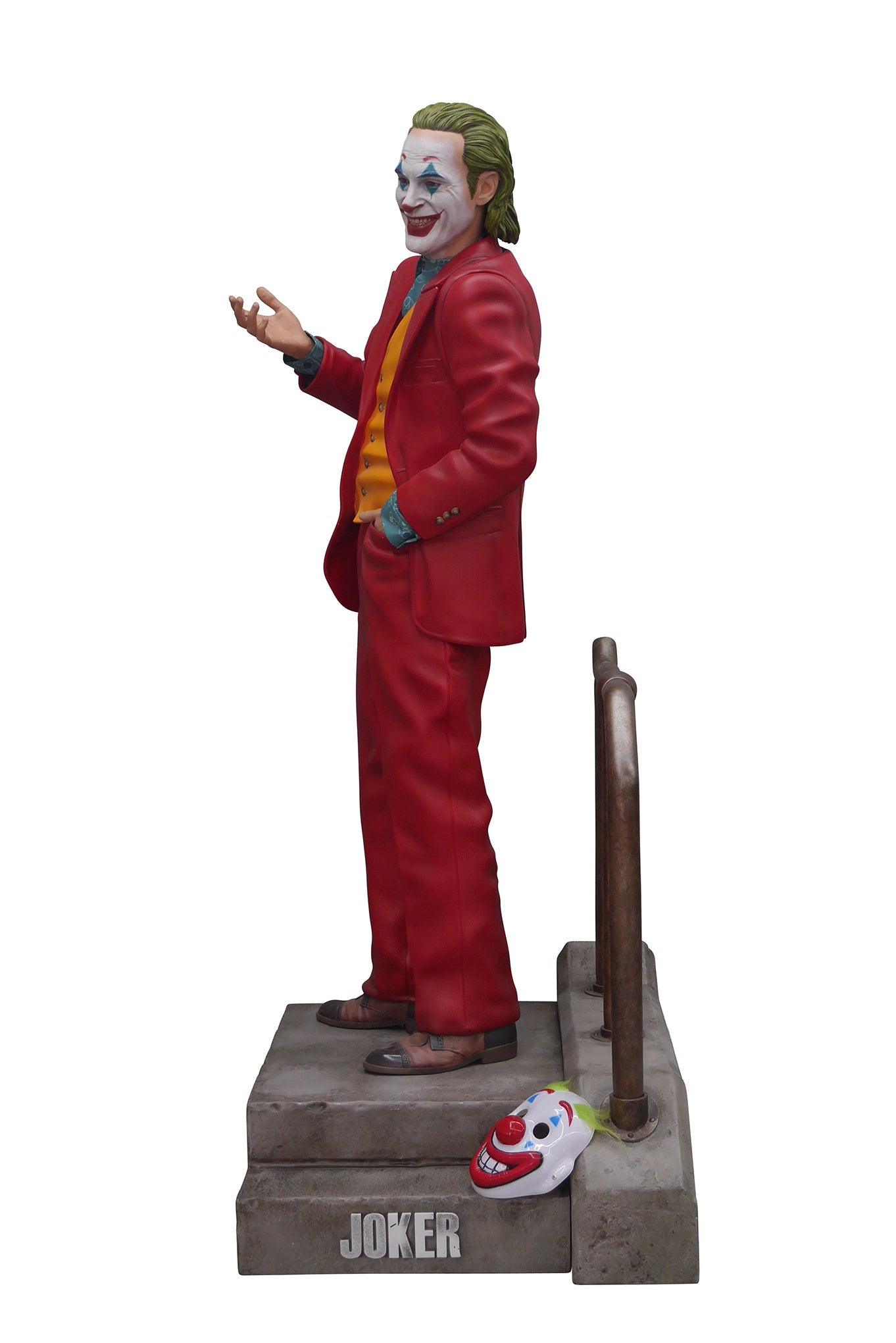 Joker 2019 (Joaquin Phoenix) On Stair Base Life Size Statue - LM Treasures 