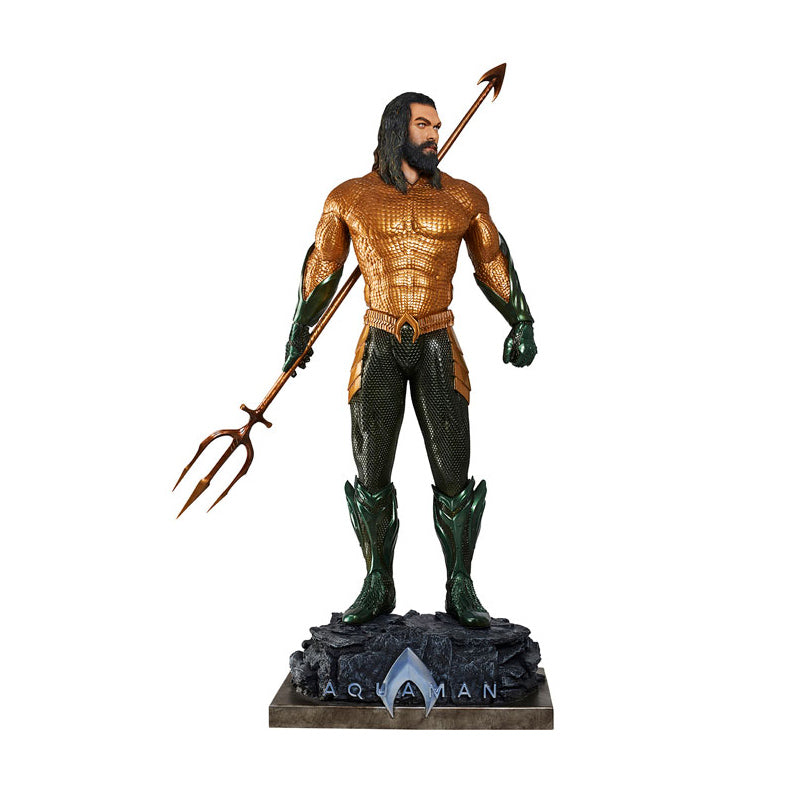 Aquaman Life Size Statue 2018 Movie Prop (New Armor) Jason Momoa - LM Treasures 