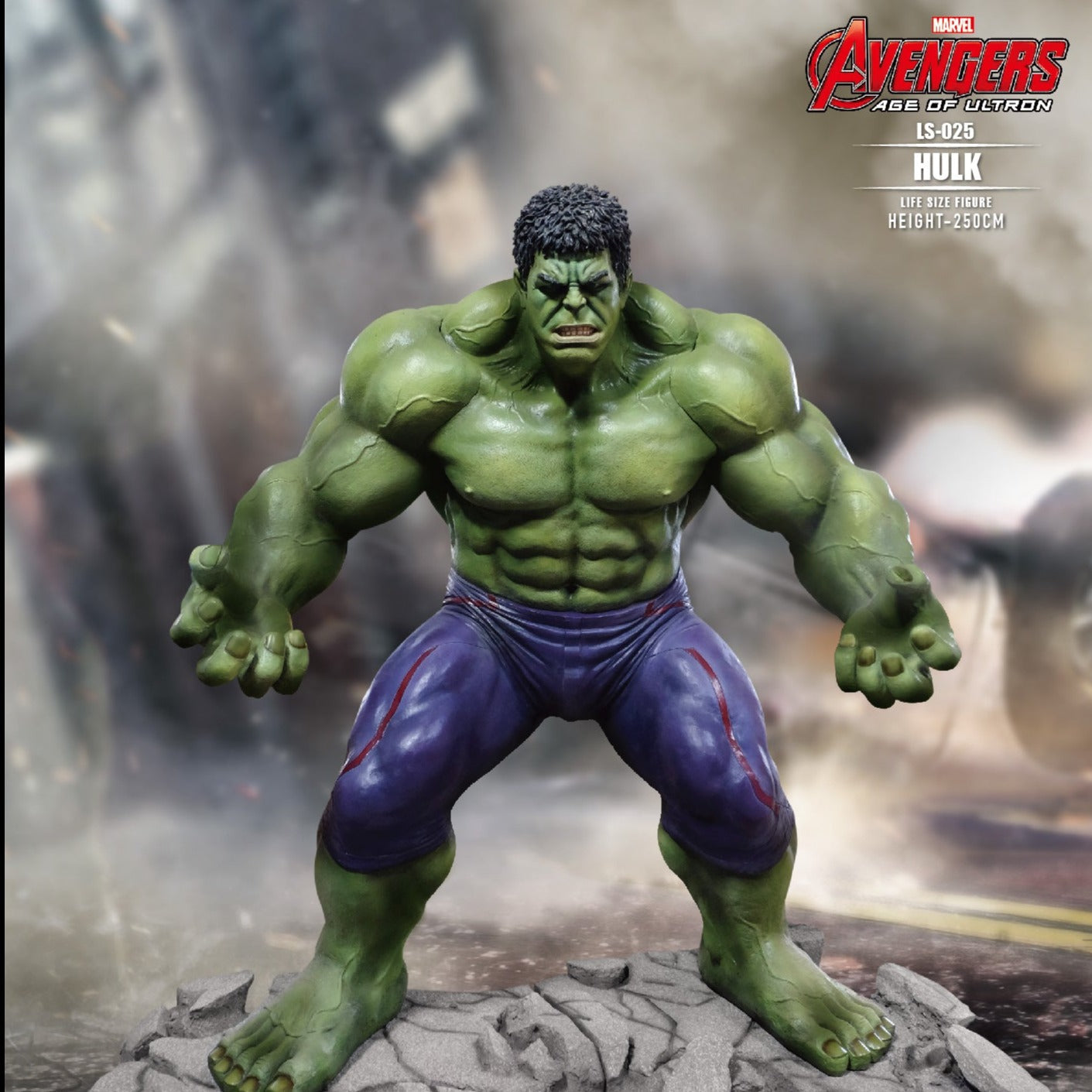 Avengers: Age Of Ultron Hulk Life Size Statue - LM Treasures 