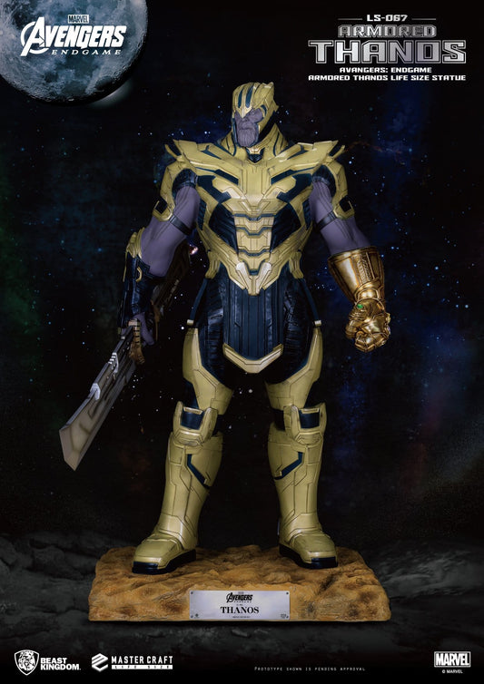 Avengers: Endgame Armored Thanos Life Size Statue - LM Treasures 