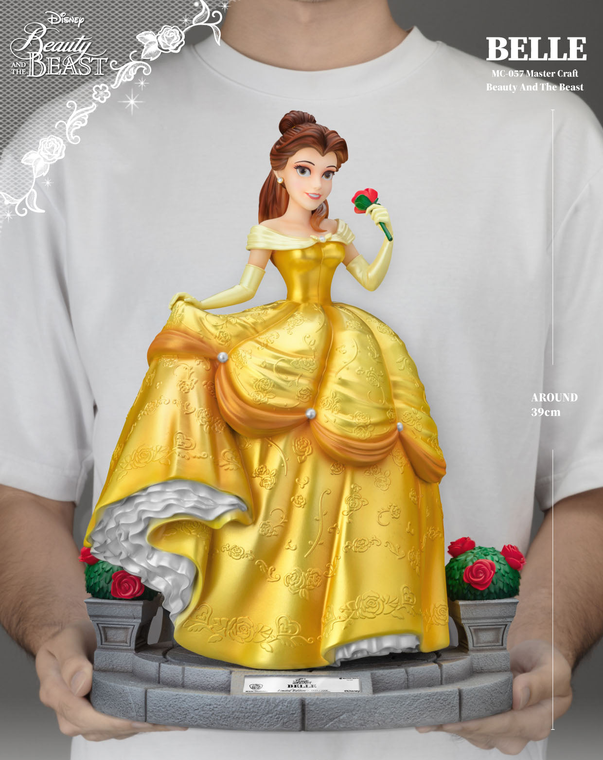 Beauty and the Beast Belle Master Craft Table Top Statue - LM Treasures 