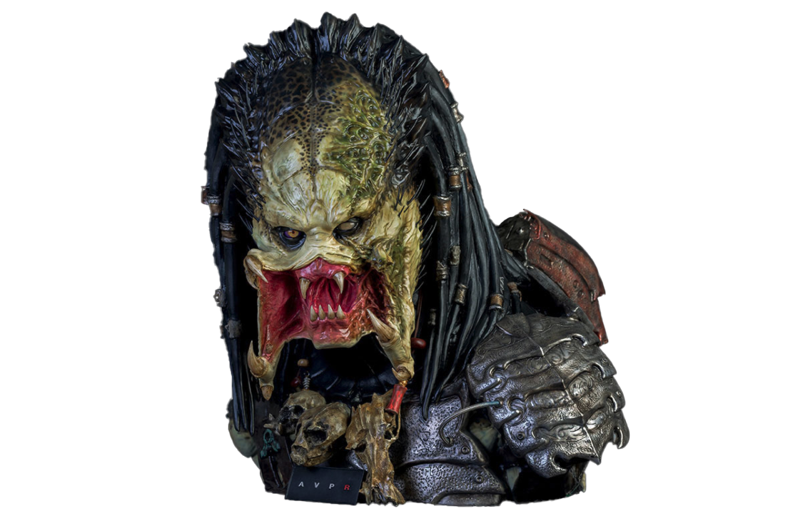 Wolf Predator Life Size Bust Statue Prop Replica - LM Treasures 