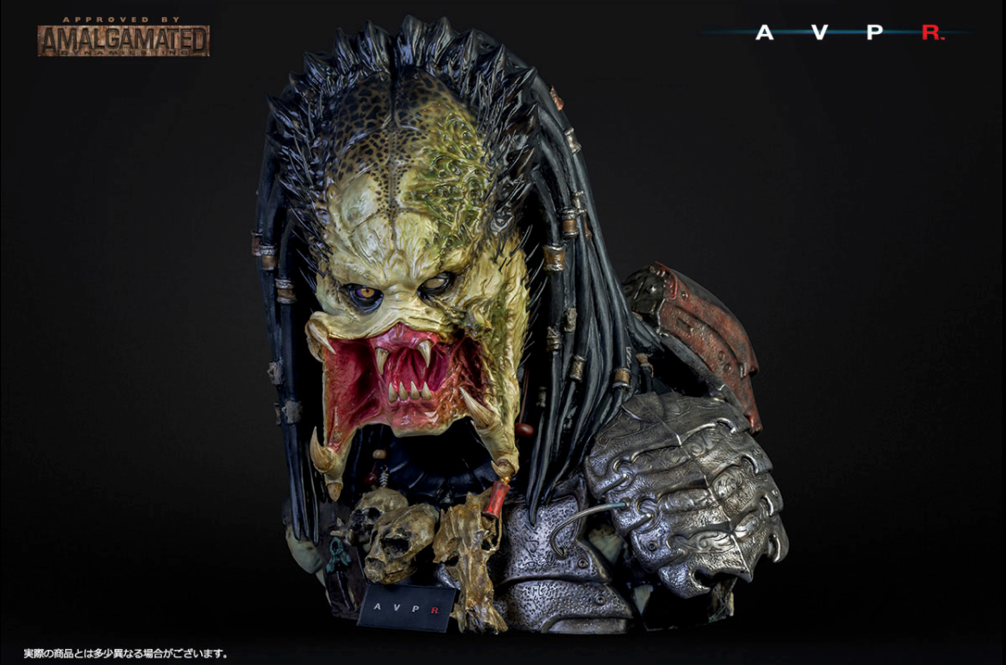 Wolf Predator Life Size Bust Statue Prop Replica - LM Treasures 