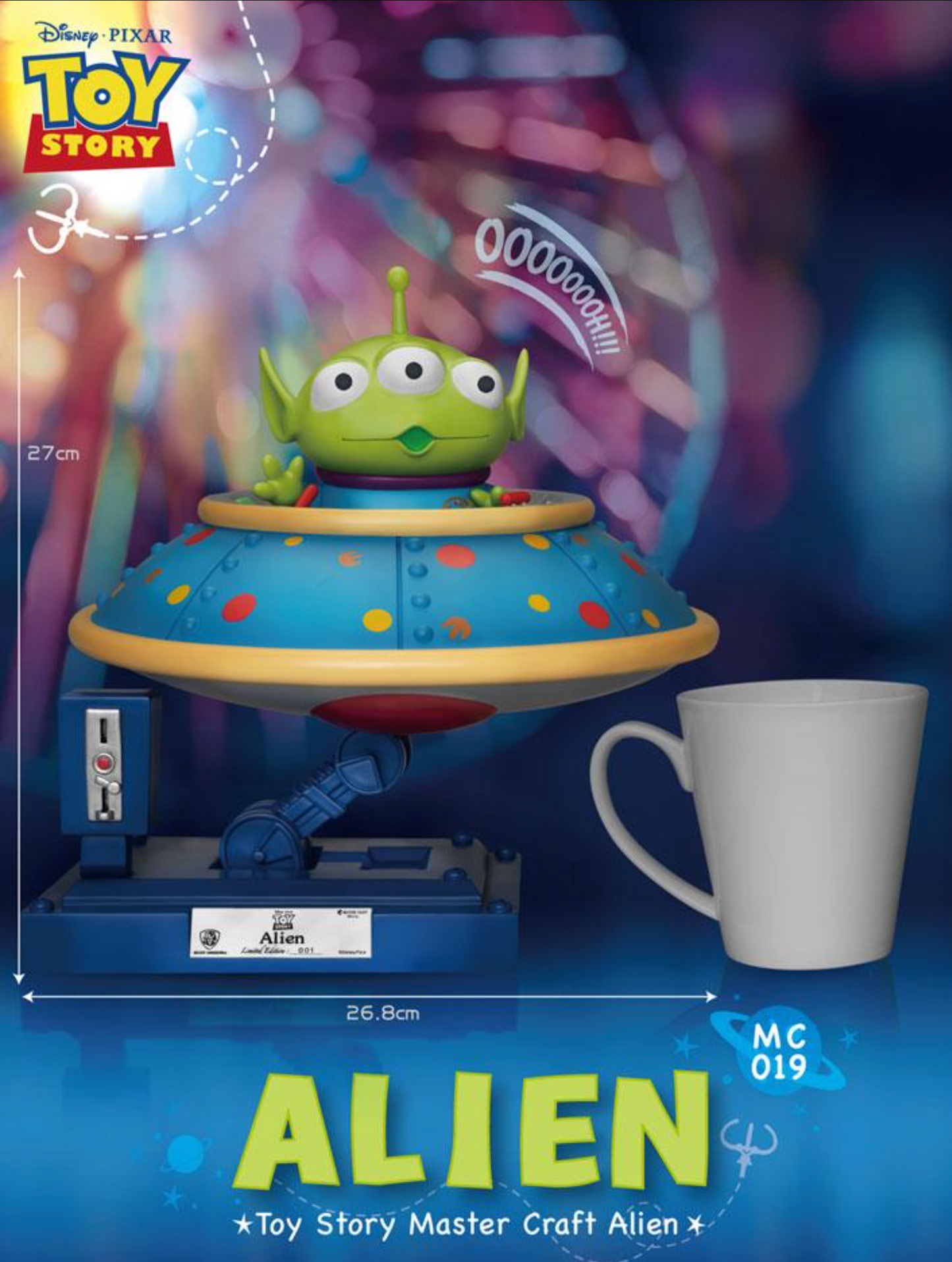 Toy Story Three-Eyed Alien Master Craft Table Top Statue - LM Treasures 