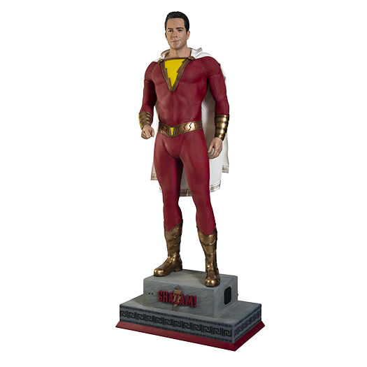 DC Comics SHAZAM (Zachary Levi) Life Size Statue - LM Treasures 