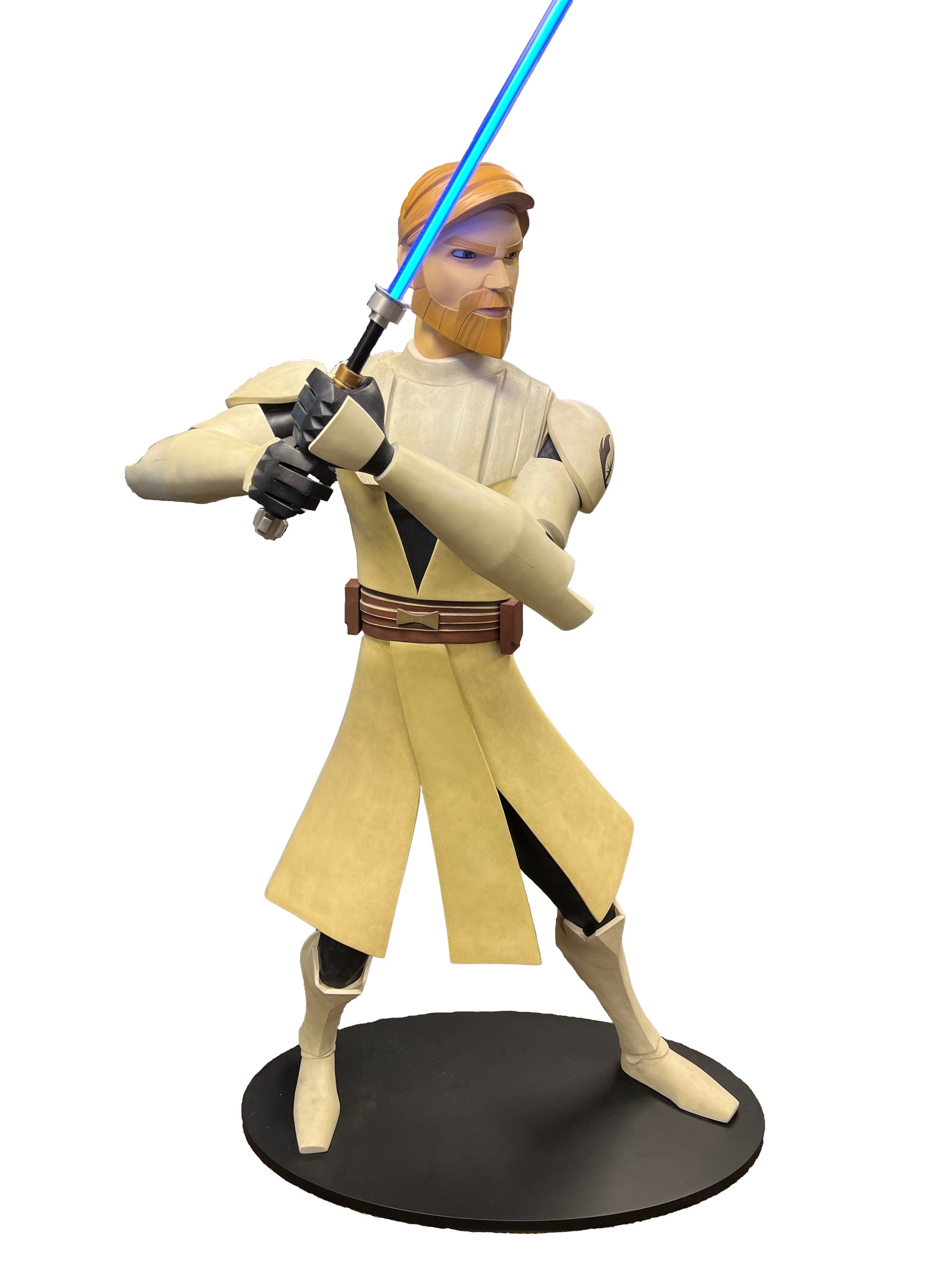Star Wars Clone Wars Obi-Wan Kenobi Life Size Statue - LM Treasures 
