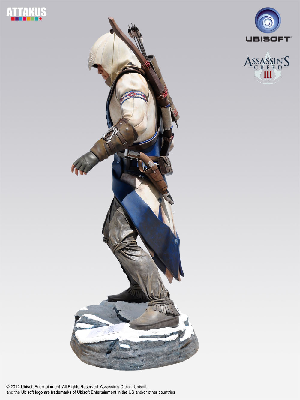 Assassin's Creed III Video Game Conor Life Size Statue Rare - LM Treasures 