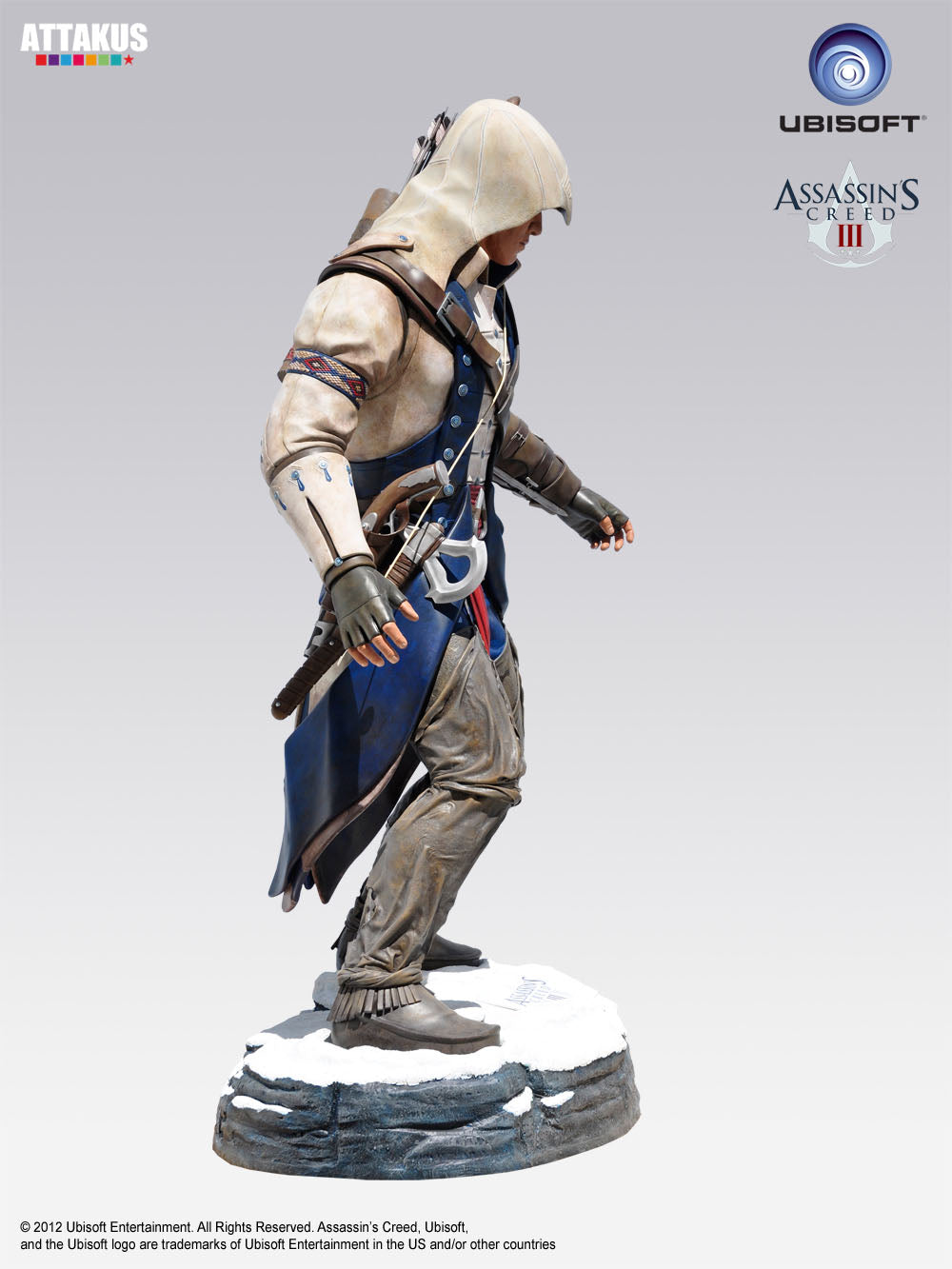 Assassin's Creed III Video Game Conor Life Size Statue Rare - LM Treasures 